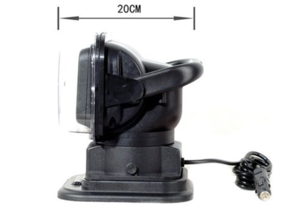 50 W Revolving LED Search Light Remote Control - Image 6